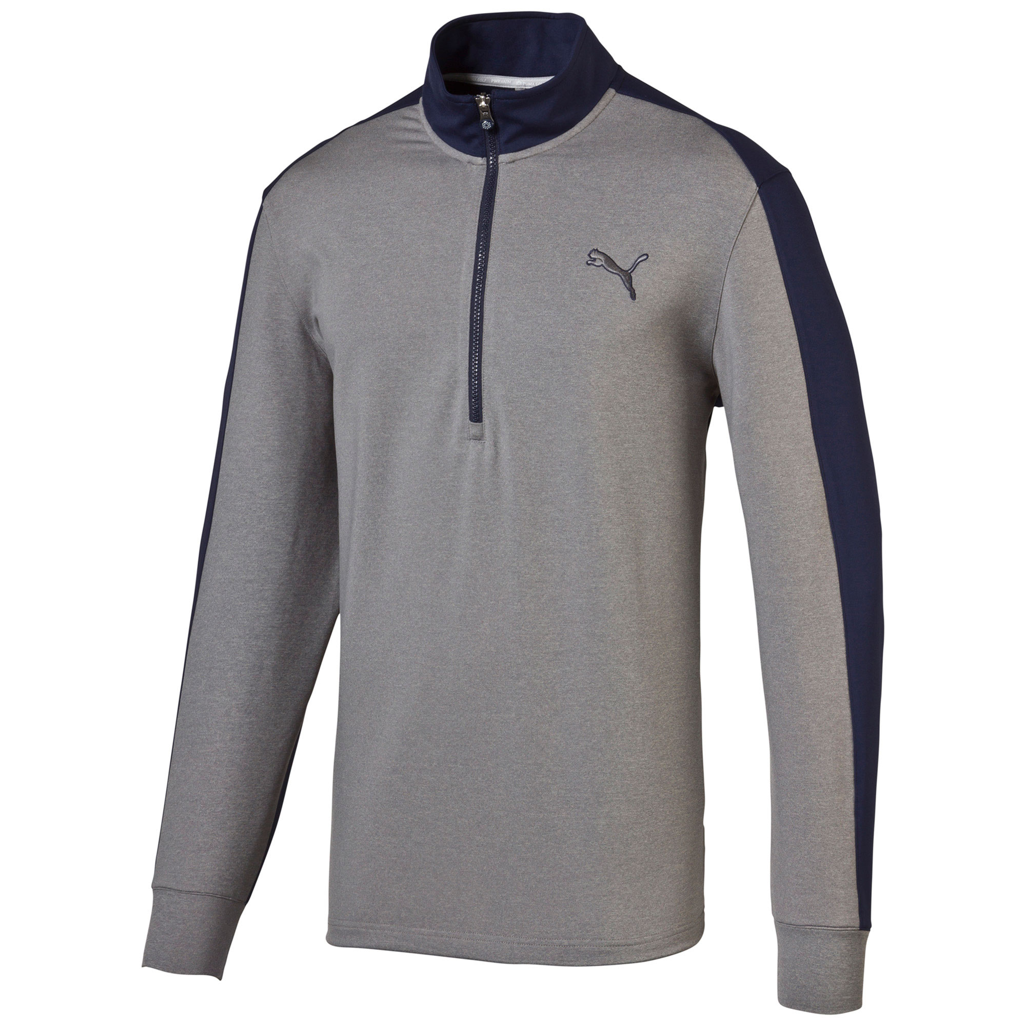 Puma Golf PWRWARM 1/4 Zip Popover 569100-Medium Gray...
